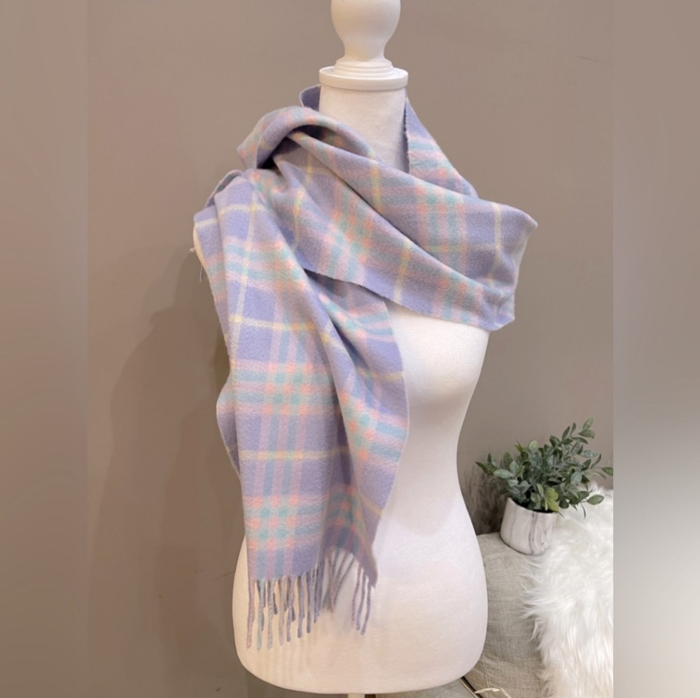 Burberry Purple & Pink Nova Check Scarf